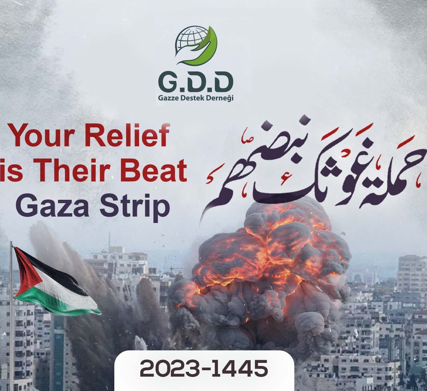 Gaza.. Your Relief is Their Beat