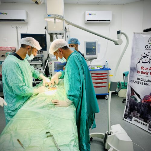 Gaza Destek carries out surgical operations for patients in Gaza.