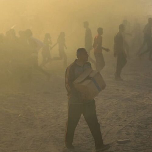 Amid the dust of hunger