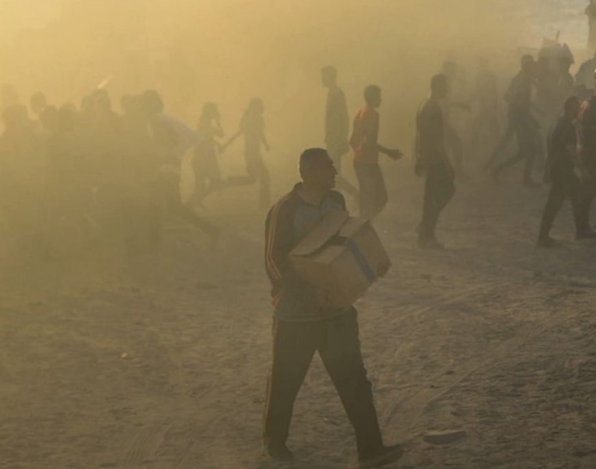 وسط غبار المجاعة