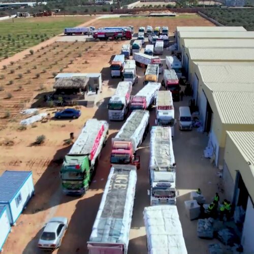 Relief Convoy Preparations Underway in Egypt for Gaza
